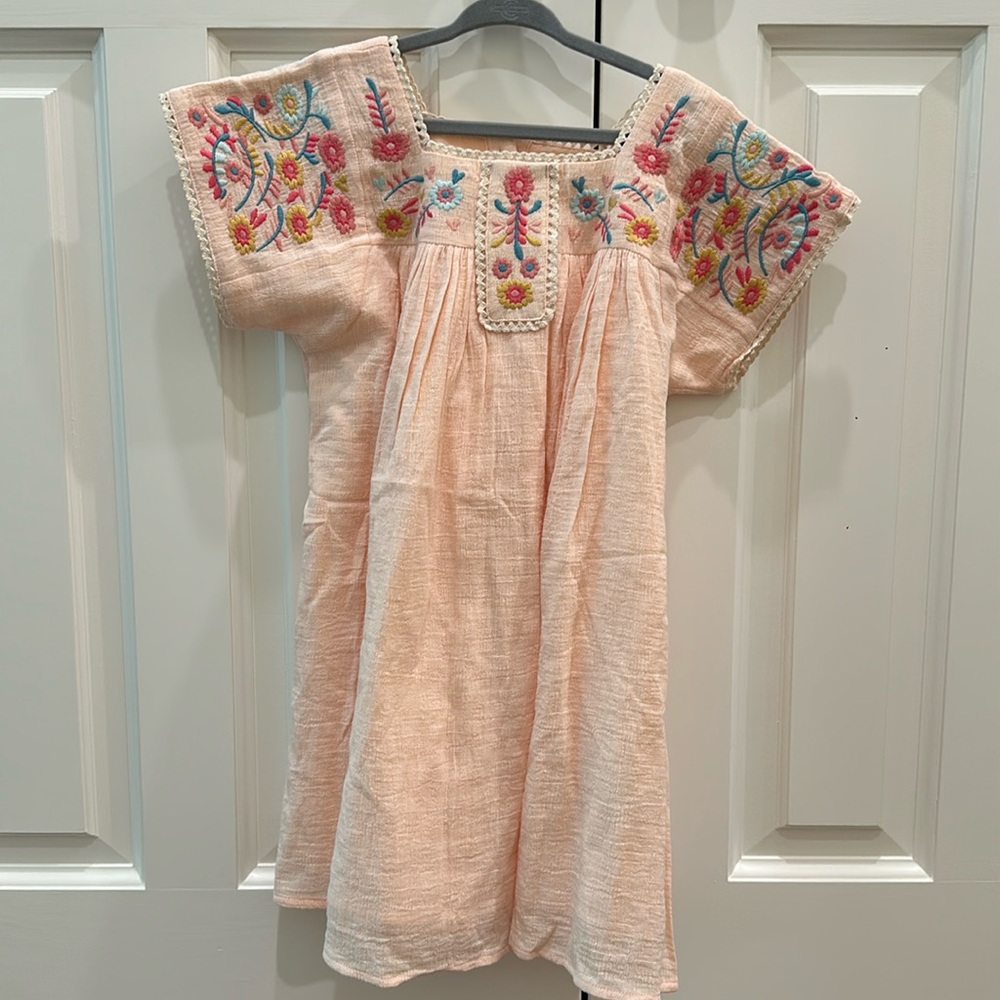 Louise Misha Size 5 Girls Embroidered Dress